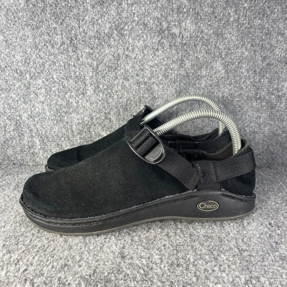 Chaco Kids Black Slip-On Sandals with Adjustable Strap